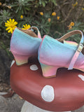 Decorated Pastel Rainbow Unicorn Shoes
