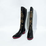 READY TO SHIP - Magenta Heel Ice Princess F1 Boots