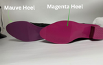 READY TO SHIP - Magenta Heel Ice Princess F1 Boots