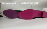 READY TO SHIP - Magenta Heel Ice Princess F1 Boots