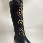READY TO SHIP - Magenta Heel Ice Princess F1 Boots