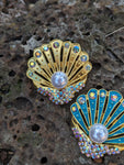 Ariel Mermaid Seashell Brooch