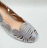 Wearable Silver Storybook Slippers- READY TO SHIP