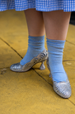 Wearable Silver Storybook Slippers- READY TO SHIP
