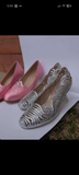 Wearable Silver Storybook Slippers- READY TO SHIP