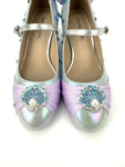 READY TO SHIP - Silver Ariel Dream Come true Parade Shoes