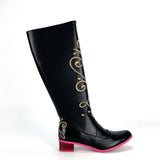 READY TO SHIP - Magenta Heel Ice Princess F1 Boots