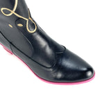 READY TO SHIP - Magenta Heel Ice Princess F1 Boots
