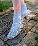 Wearable Silver Storybook Slippers- PRE ORDER FEB 26