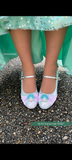 Silver Mermaid Dream Come true Parade Shoes - READY TO SHIP