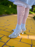 Wearable Silver Storybook Slippers- PRE ORDER FEB 26