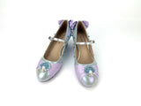 READY TO SHIP - Silver Ariel Dream Come true Parade Shoes