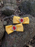 Snow White shoe bows- READY TO SHIP