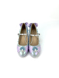 READY TO SHIP - Silver Ariel Dream Come true Parade Shoes