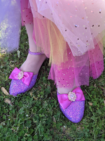 Purple princess shoes outlet